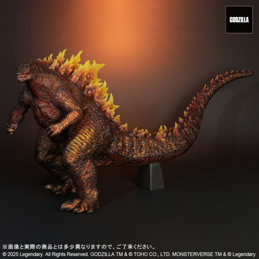 X-Plus FSL Godzilla 2001 Fierce Battle Color & Gigantic 2019 Clear