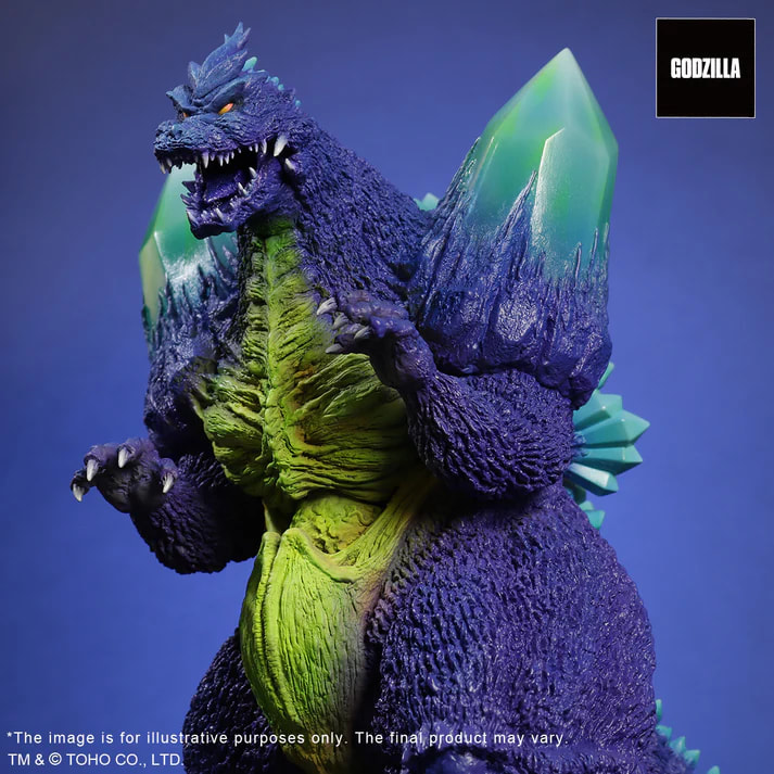 X-Plus NA Toho Daikaiju Space Godzilla Poster Color Version Figure